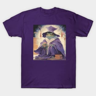 Whimsigoth Frog Magician T-Shirt